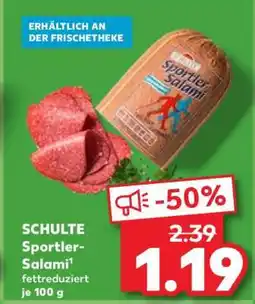 Kaufland SCHULTE Sportler-Salami Angebot