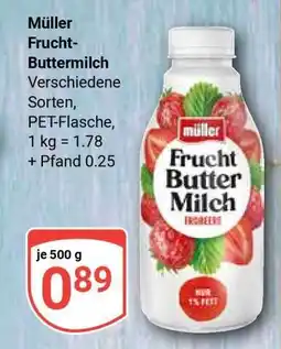 Globus MÜLLER Frucht- Buttermilch Angebot