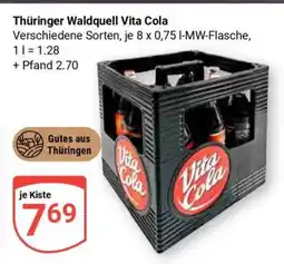 Globus Thüringer Waldquell Vita Cola Angebot