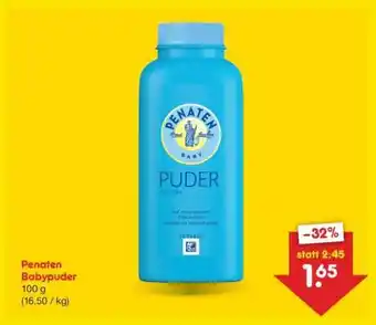 Netto Marken-Discount Penaten Babypuder Angebot