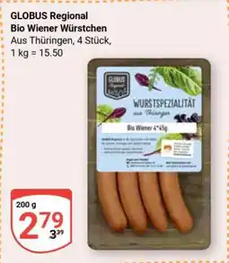 Globus GLOBUS Regional Bio Wiener Würstchen Angebot