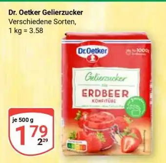 Globus Dr. Oetker Gelierzucker Angebot