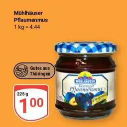 Globus Mühlhäuser Pflaumenmus Angebot