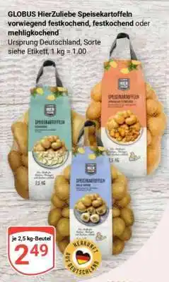 Globus GLOBUS HierZuliebe Speisekartoffeln Angebot