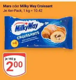 Globus Mars oder Milky Way Croissant Angebot