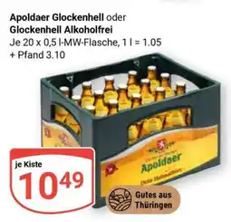 Globus Apoldaer Glockenhell oder Glockenhell Alkoholfrei Angebot