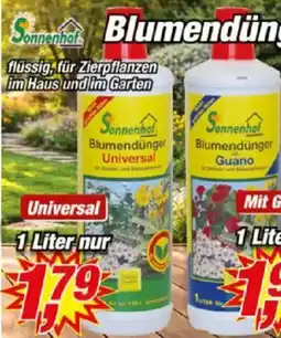 Posten Börse Sonnenhof Blumendünger Angebot