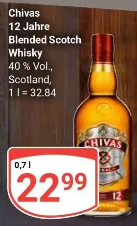Globus Chivas 12 Jahre Blended Scotch Whisky Angebot
