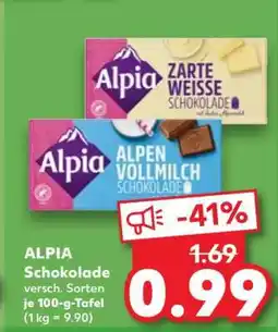 Kaufland Alpia Schokolade Angebot