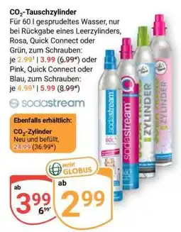 Globus CO₂-Tauschzylinder Angebot