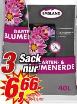Posten Börse EMSLAND Blumenerde Angebot