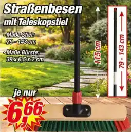 Posten Börse Straßenbesen mit Teleskopstiel Angebot