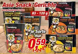 Posten Börse Asia Snack-Gerichte Angebot