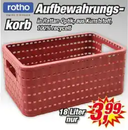 Posten Börse rotho Aufbewahrungskorb Angebot