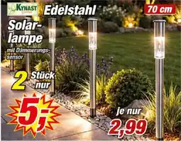 Posten Börse KYNAST Edelstahl Solar lampe Angebot