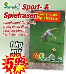 Posten Börse Sonnenhof Sport-& Spielrasen Angebot