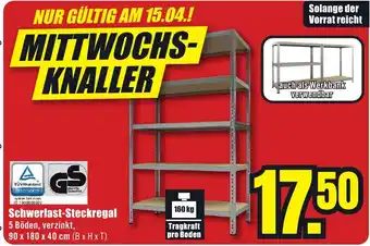 B1 Discount Baumarkt Schwerlast-Steckregal Angebot