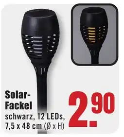 B1 Discount Baumarkt Solar Fackel Angebot