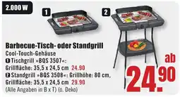 B1 Discount Baumarkt Barbecue-Tisch- oder Standgrill Angebot