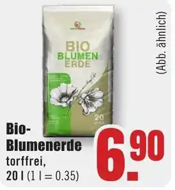 B1 Discount Baumarkt Bio Blumenerde Angebot