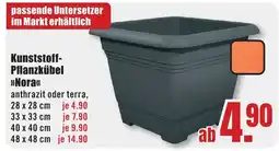 B1 Discount Baumarkt Kunststoff Pflanzkübel Nora Angebot