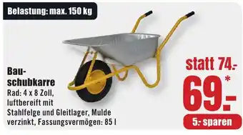 B1 Discount Baumarkt Bauschubkarre Angebot