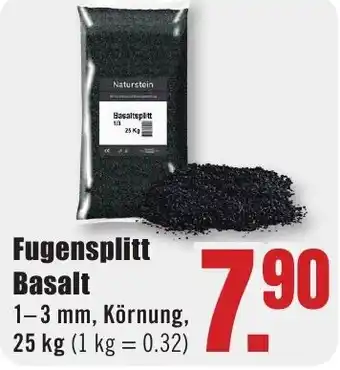 B1 Discount Baumarkt Fugensplitt Basalt Angebot