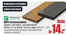 B1 Discount Baumarkt rettenmeier WPC-Terrassendiele Angebot