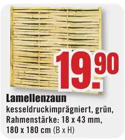 B1 Discount Baumarkt Lamellenzaun Angebot