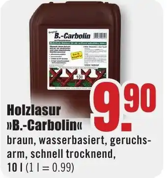 B1 Discount Baumarkt Holzlasur B.-Carbolin Angebot