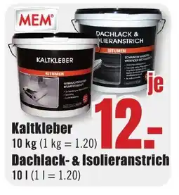 B1 Discount Baumarkt MEM Kaltkleber Angebot