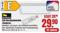 B1 Discount Baumarkt Brilliant LED-Deckenleuchte Saltery Angebot