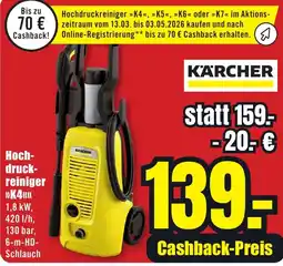 B1 Discount Baumarkt KÄRCHER Hochdruckreiniger K4 Angebot