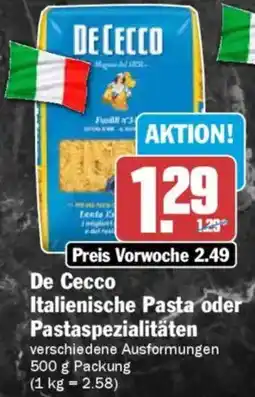 AEZ De Cecco Italienische Pasta oder Pastaspezialitäten Angebot