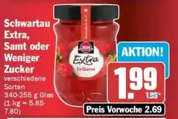 AEZ Schwartau Extra, Samt oder Weniger Zucker Angebot