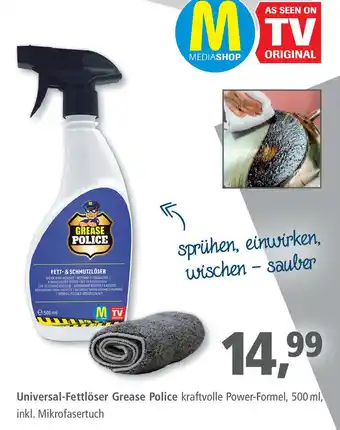 Pfennigpfeiffer Grease Police Universal-Fettloser 500ml Angebot