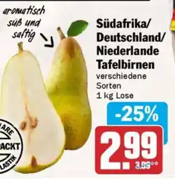 AEZ Südafrika/ Deutschland/ Niederlande Tafelbirnen Angebot