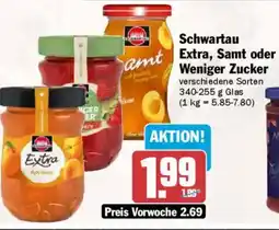 AEZ Schwartau amt Extra, Samt oder Weniger Zucker Angebot