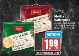 AEZ Melitta Kaffeepads Angebot
