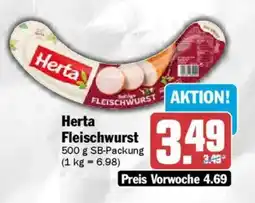 AEZ Herta Fleischwurst Angebot