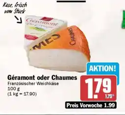 AEZ Géramont oder Chaumes Französischer Weichkäse Angebot
