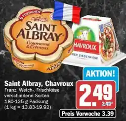 AEZ Saint Albray, Chavroux Franz. Weich-, Frischkäse Angebot
