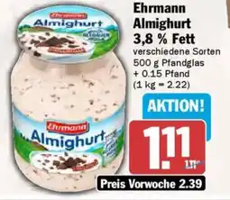 AEZ Ehrmann Almighurt 3,8 % Fett Angebot