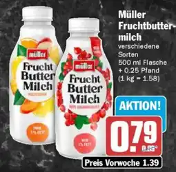 AEZ Müller Fruchtbutter milch Angebot