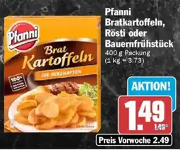 AEZ Pfanni Bratkartoffeln, Rösti oder Bauernfrühstück Angebot