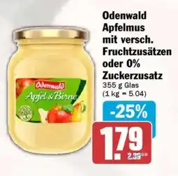 AEZ Odenwald Apfelmus mit versch. Fruchtzusätzen oder 0% Zuckerzusatz Angebot