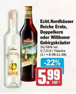 AEZ Echt.Nordhäuser Reiche Ernte, Doppelkorn oder Wilthener Gebirgskräuter Angebot