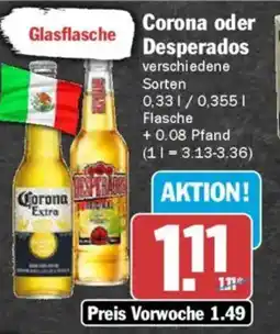 AEZ Corona oder Desperados Angebot