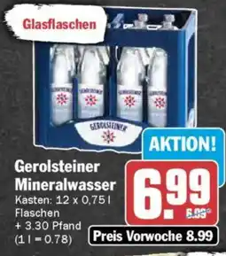 AEZ Gerolsteiner Mineralwasser Angebot