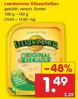 Netto Marken-Discount Leerdammer Käsescheiben Angebot